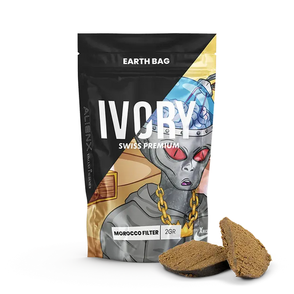 Hash CBD Ivory Swiss Morocco filter